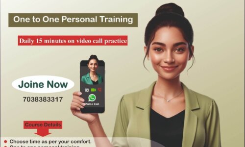 ON VIDEO CALL – SPOKEN ENGLISH CLASS